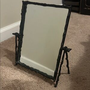 Anthropologie Black Vanity Mirror